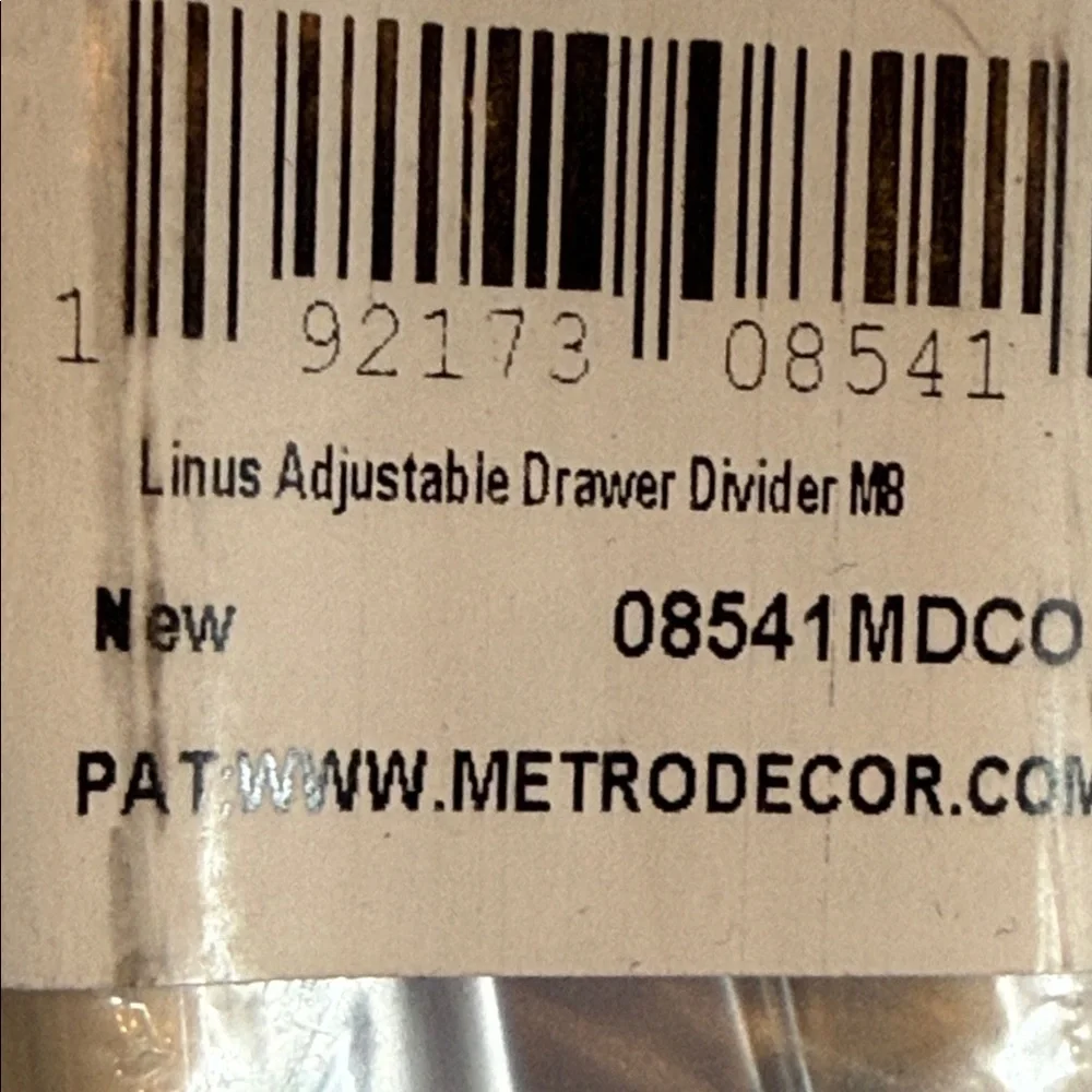 NWT M. Design expandable adjustable drawer divider foam ends